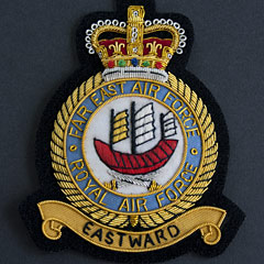 RAF Far East Air Force wire blazer badge